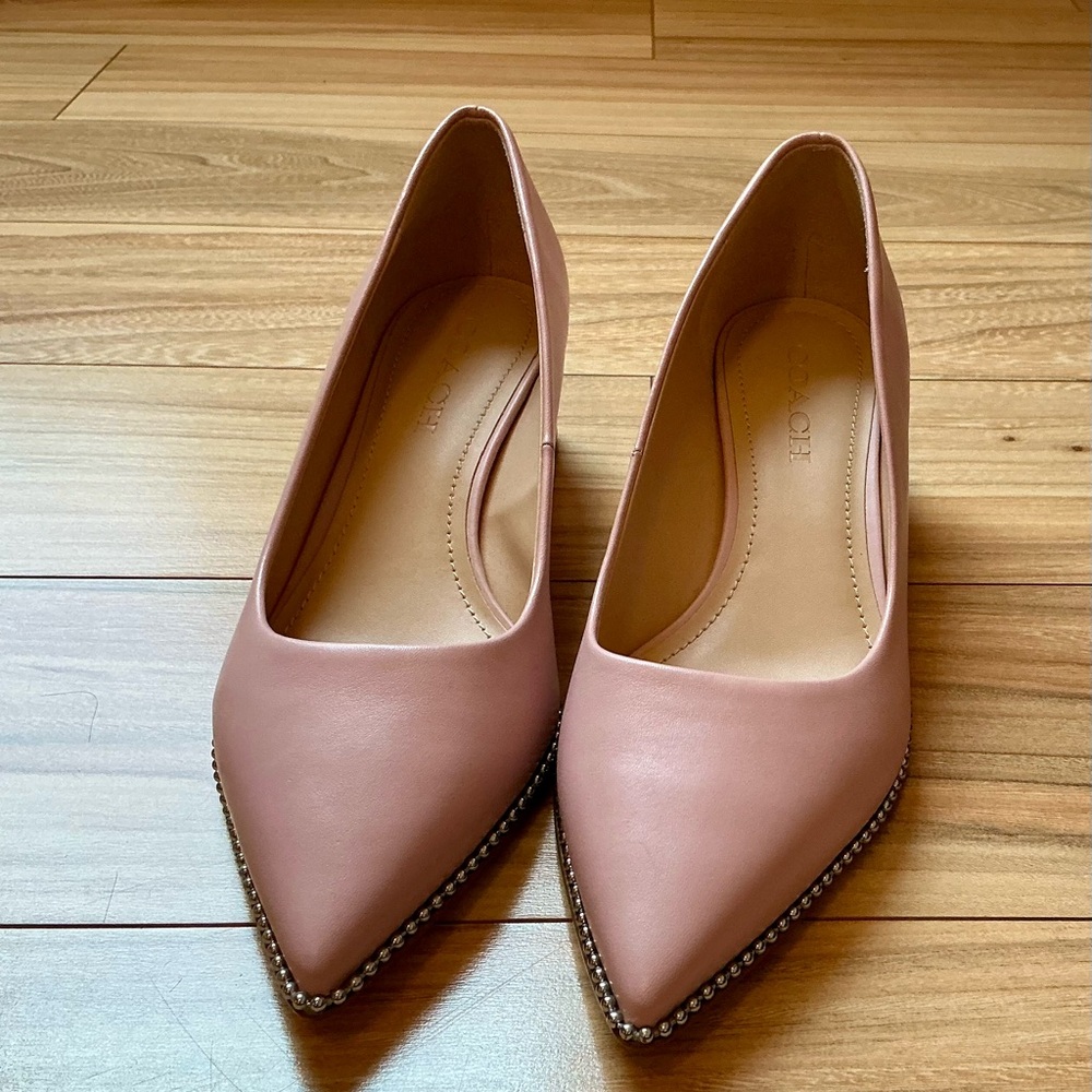 Coach Pink Pointed Toe Heels